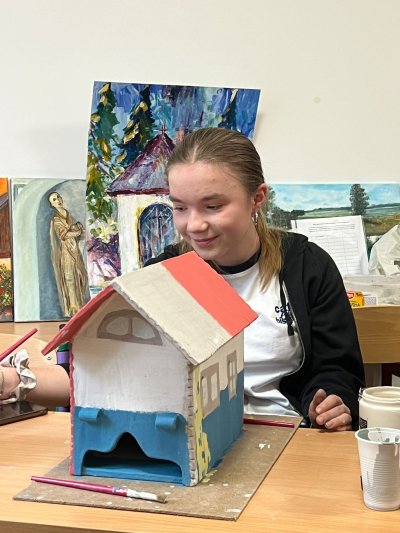 Warsztaty ceramiczne - tworzenie domków na mapy